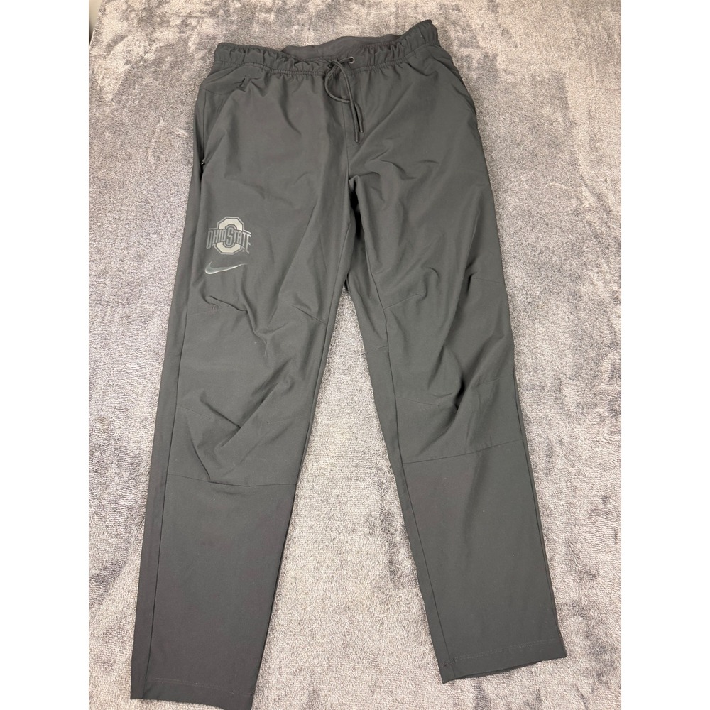 Nike Ohio State Buckeyes Dri-FIT Training Pants Mens Medium Black Joggers